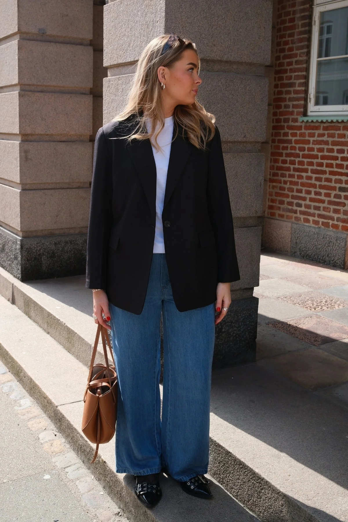 Rahmen Lisa breit Pants - Hellblauer Denim - Image 3