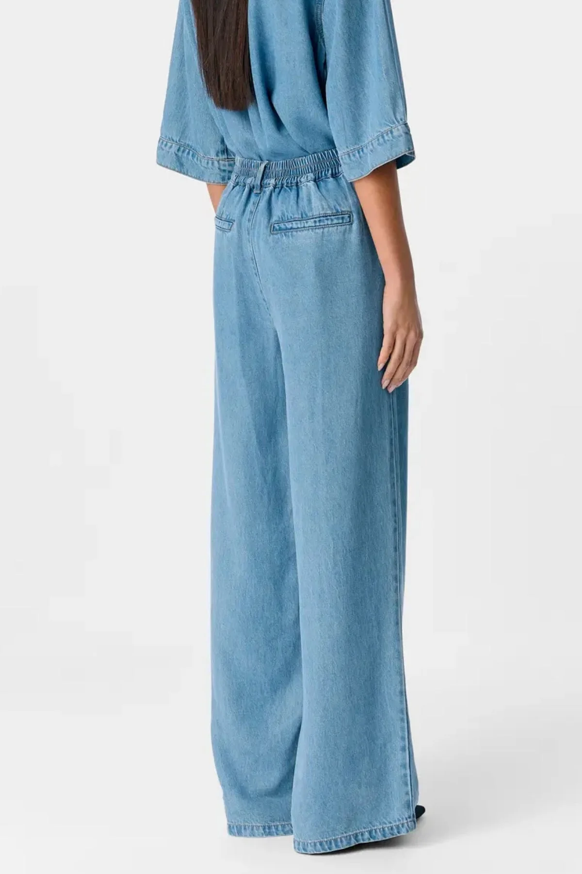 Rahmen Lisa breit Pants - Hellblauer Denim - Image 6