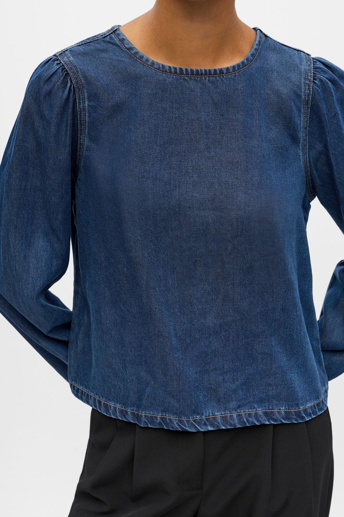 Rahmen oben - dunkelblauer Denim - Image 3