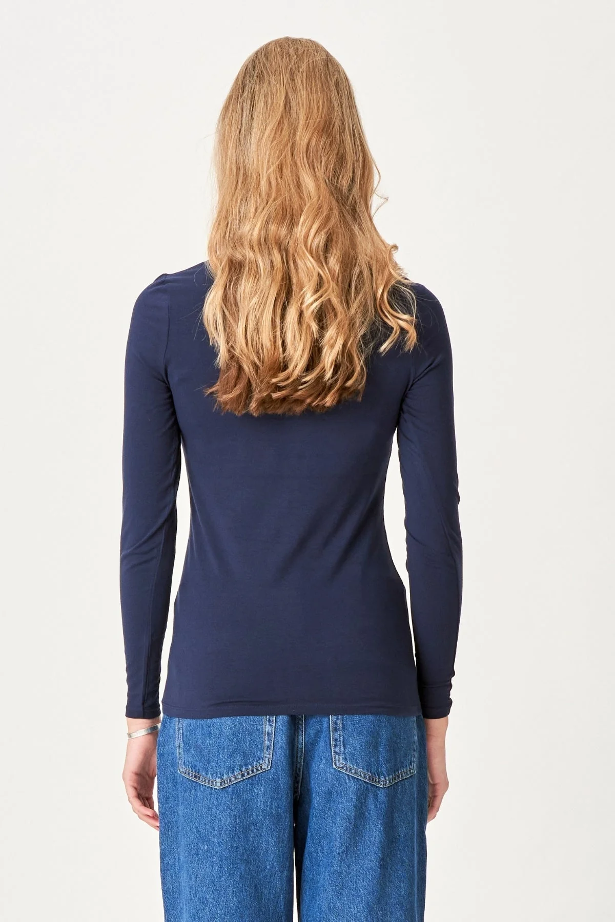 Rollkragenpullover - Marine - Image 3