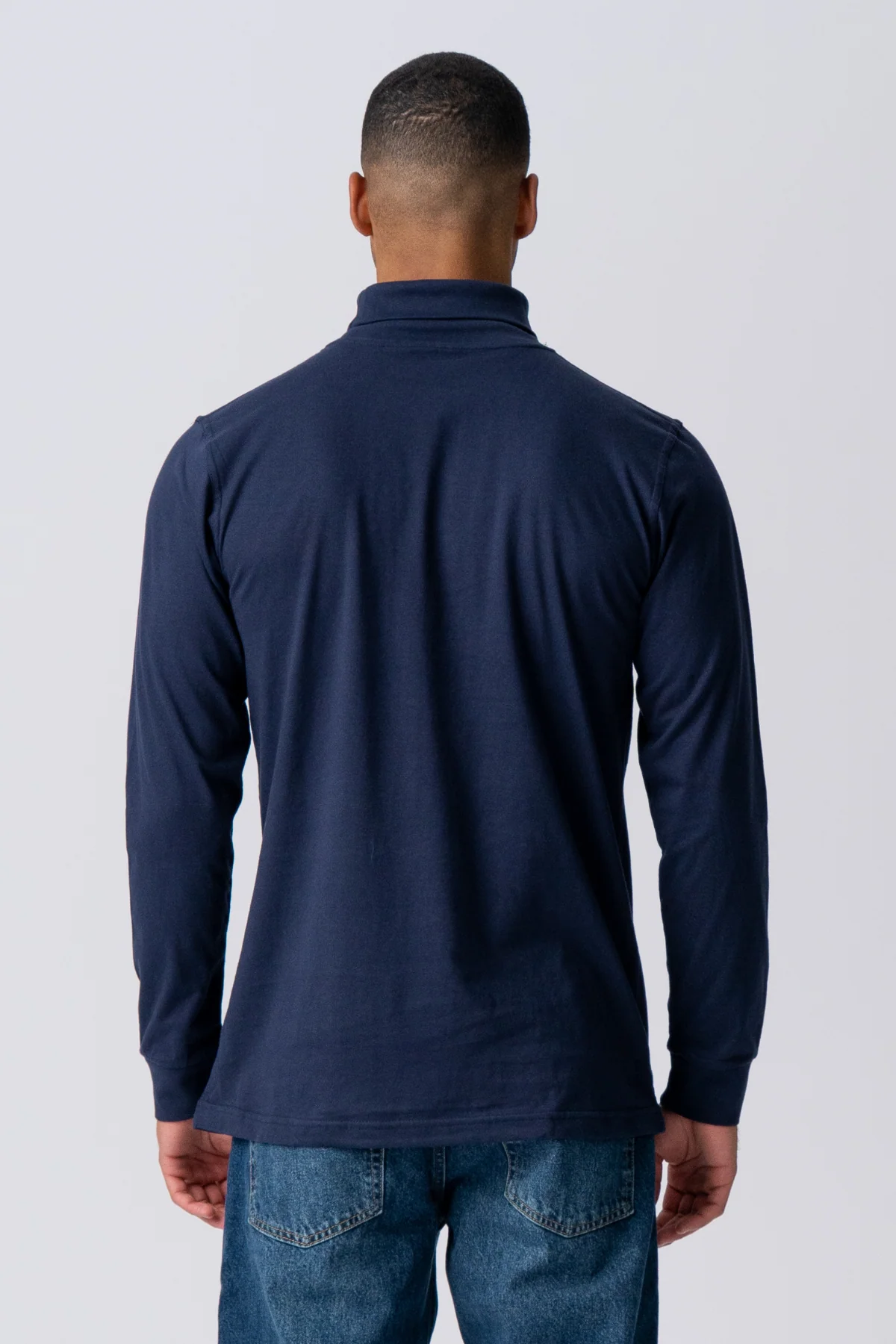 Rollkragenpullover - Marine - Image 4