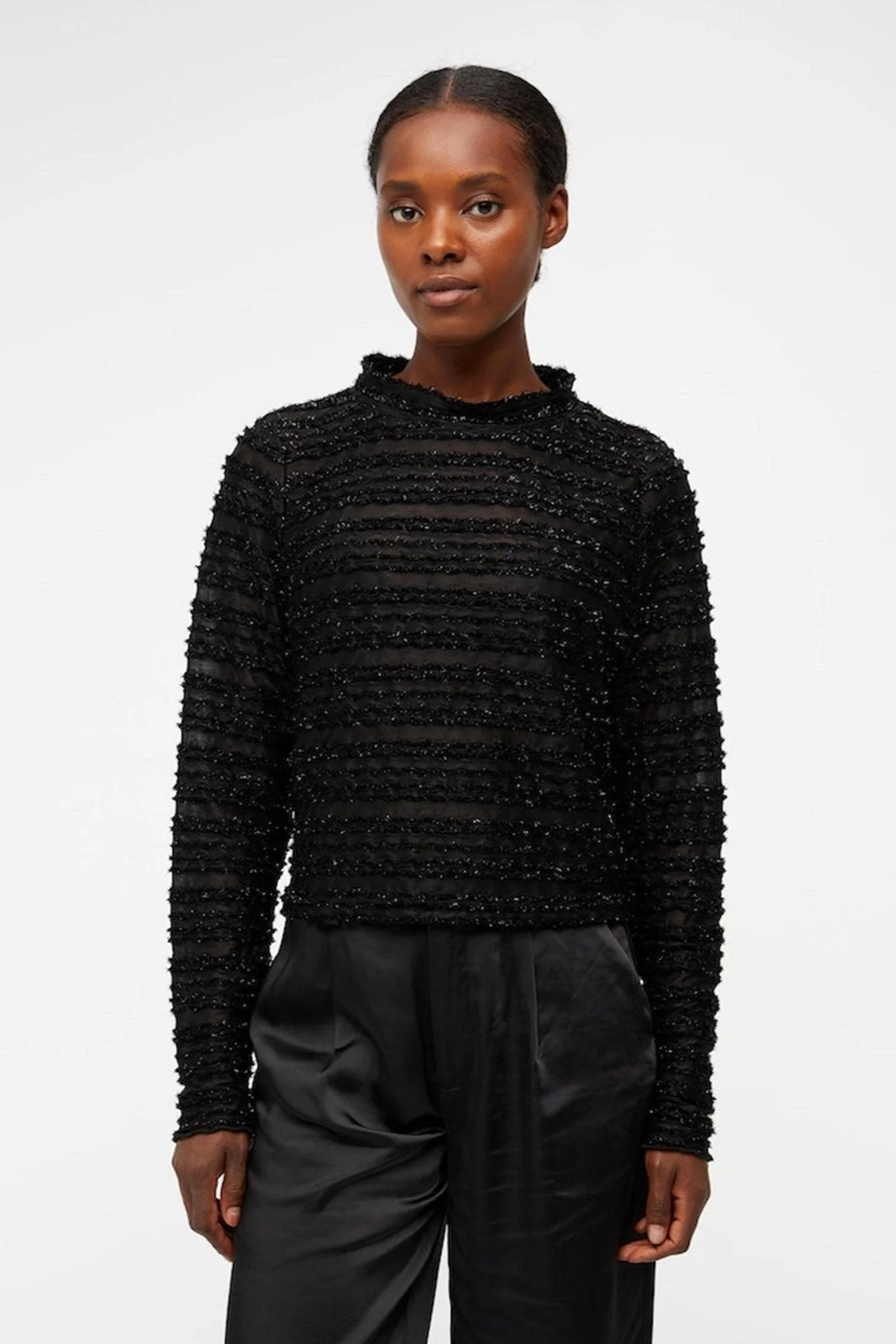 Runa Langærmet Bluse - sortieren - Image 3
