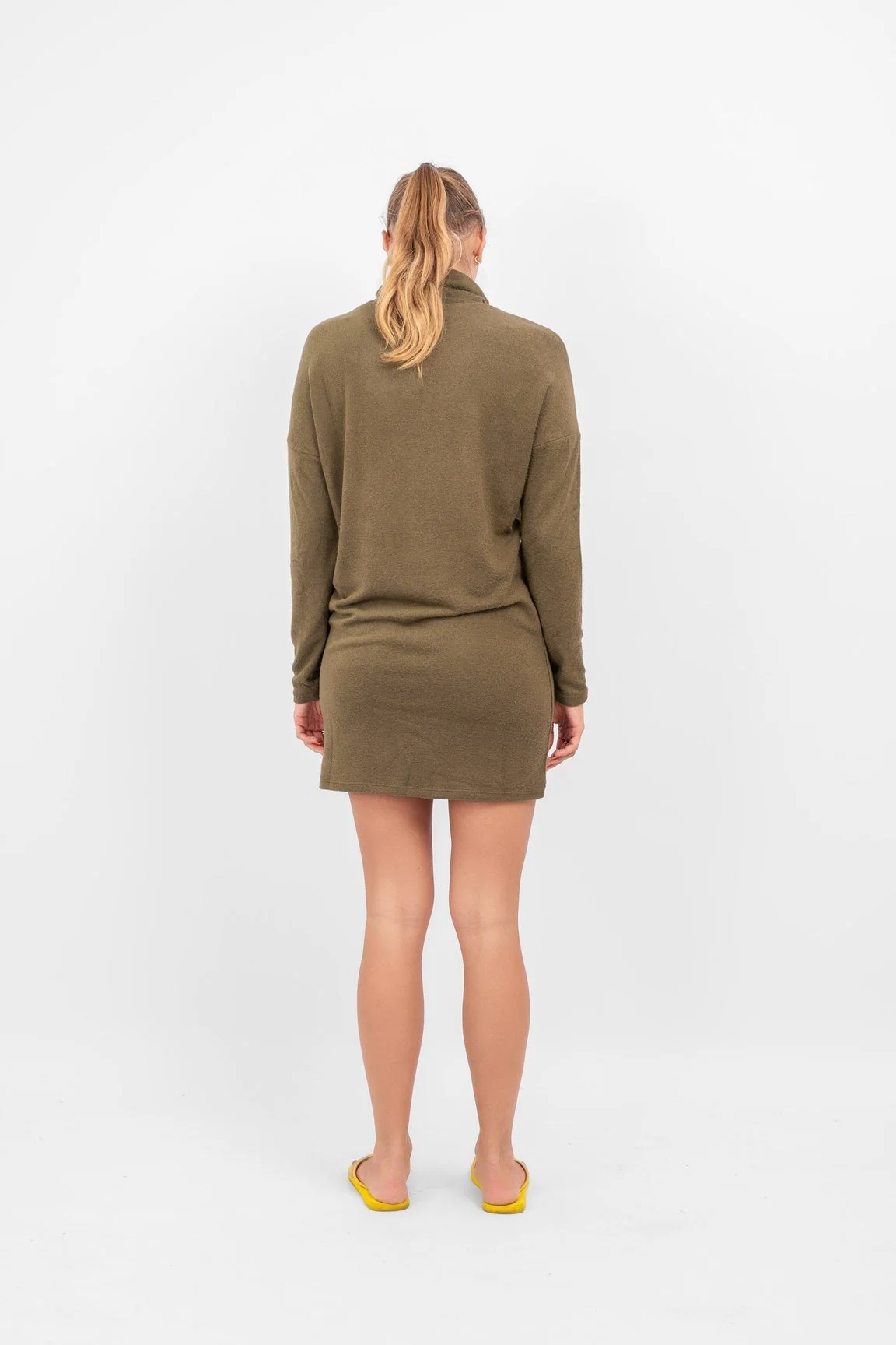 Sara Strickkleid - dunkelgrün - Image 3