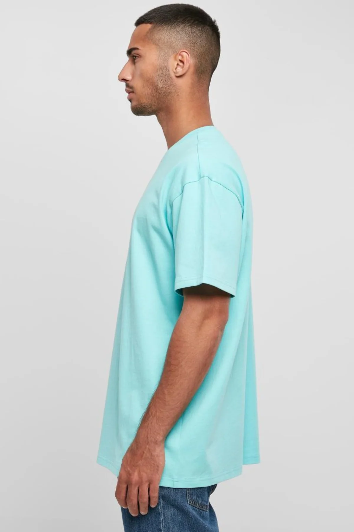 Schwer Oversized T -Shirt - Berylblaublau - Image 3