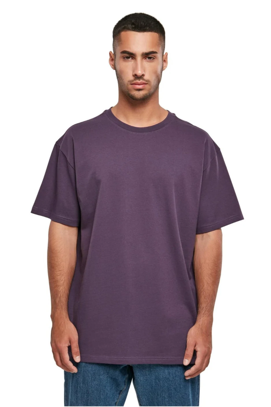 Schwer Oversized T -Shirt - Lila Nacht