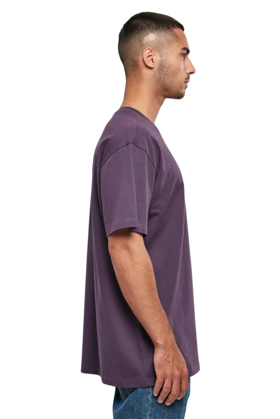 Schwer Oversized T -Shirt - Lila Nacht - Image 3