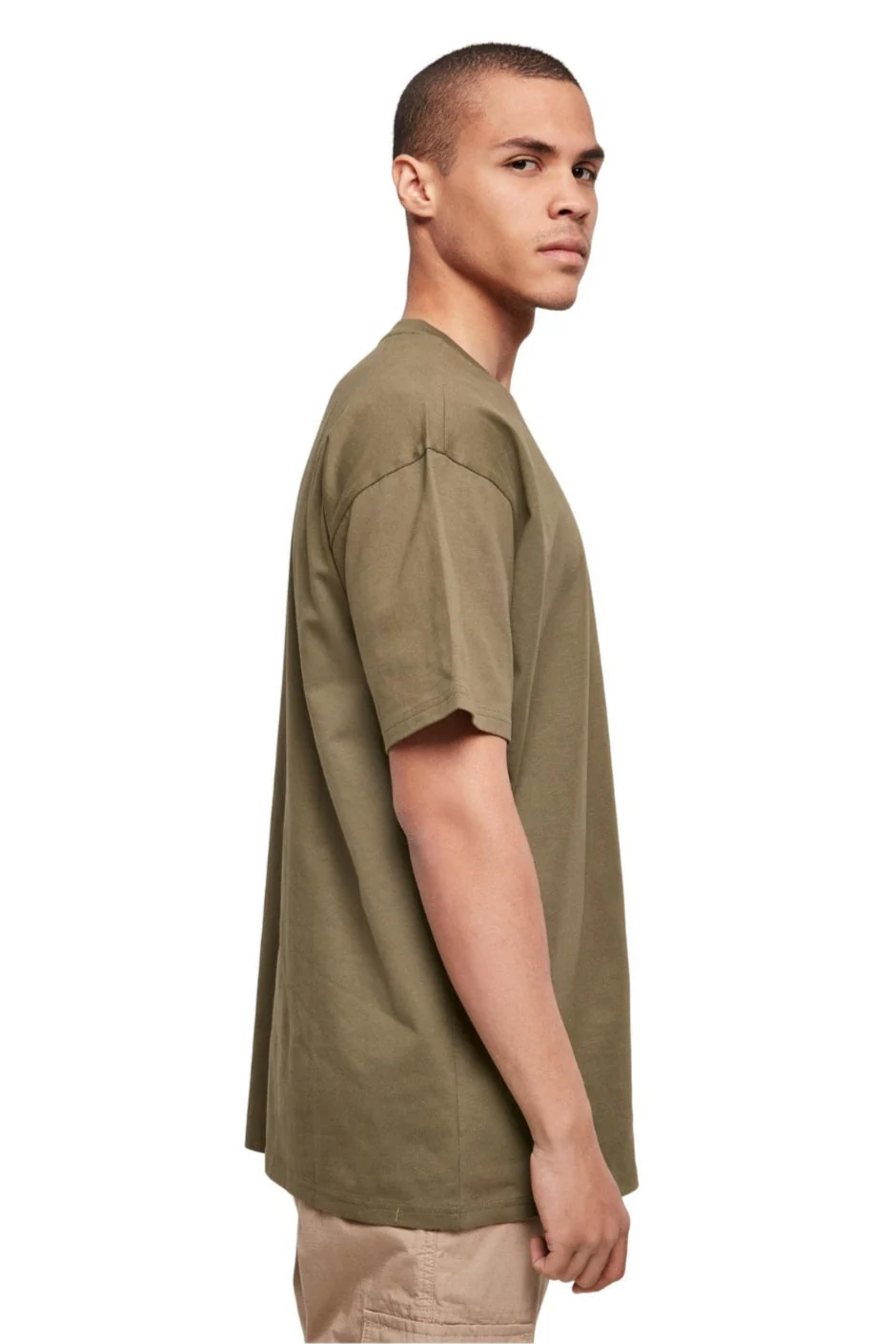 Schwer Oversized T -Shirt - Olive - Image 4