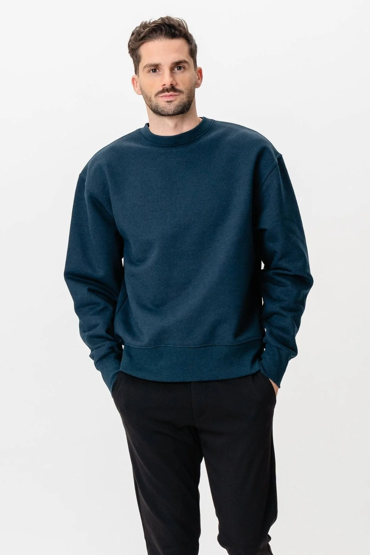 Schwere Crewneck - fackelte Marine - Image 3
