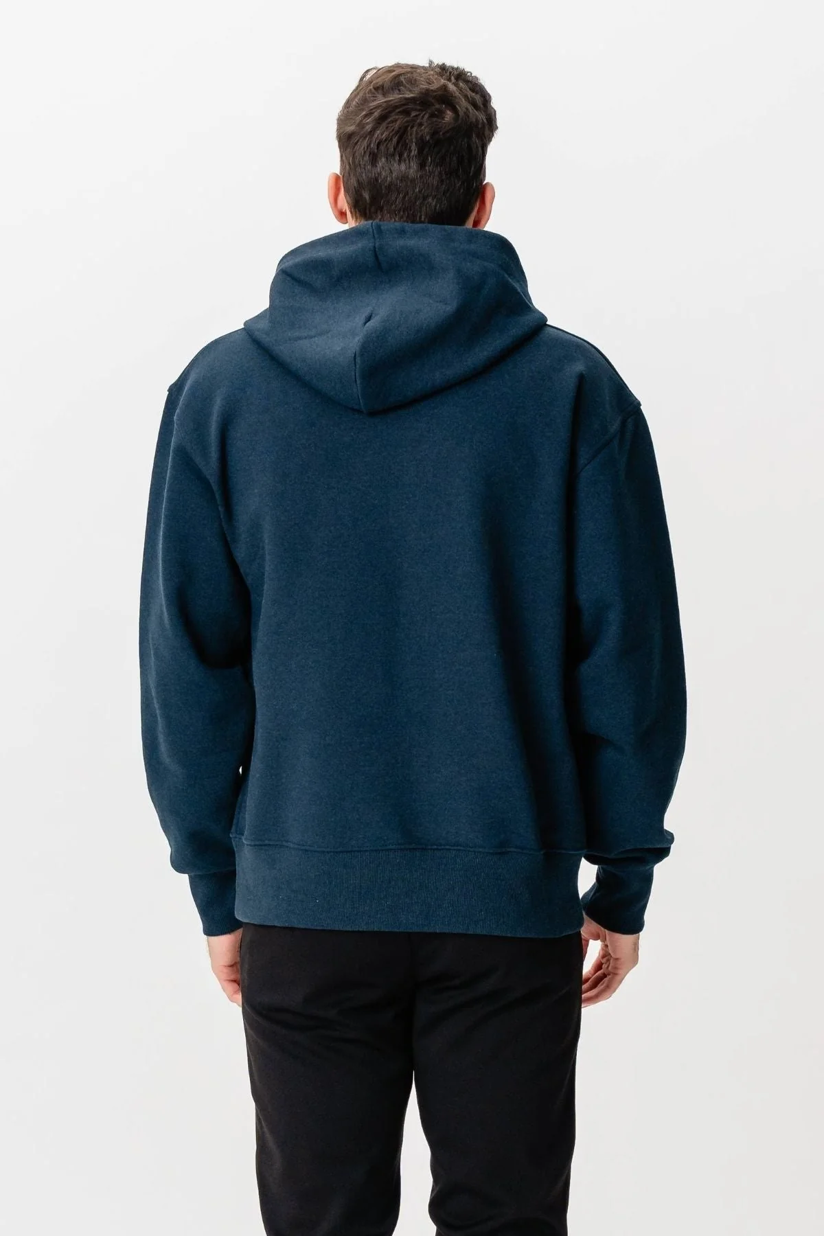 Schwerer Hoodie - Marine - Image 3