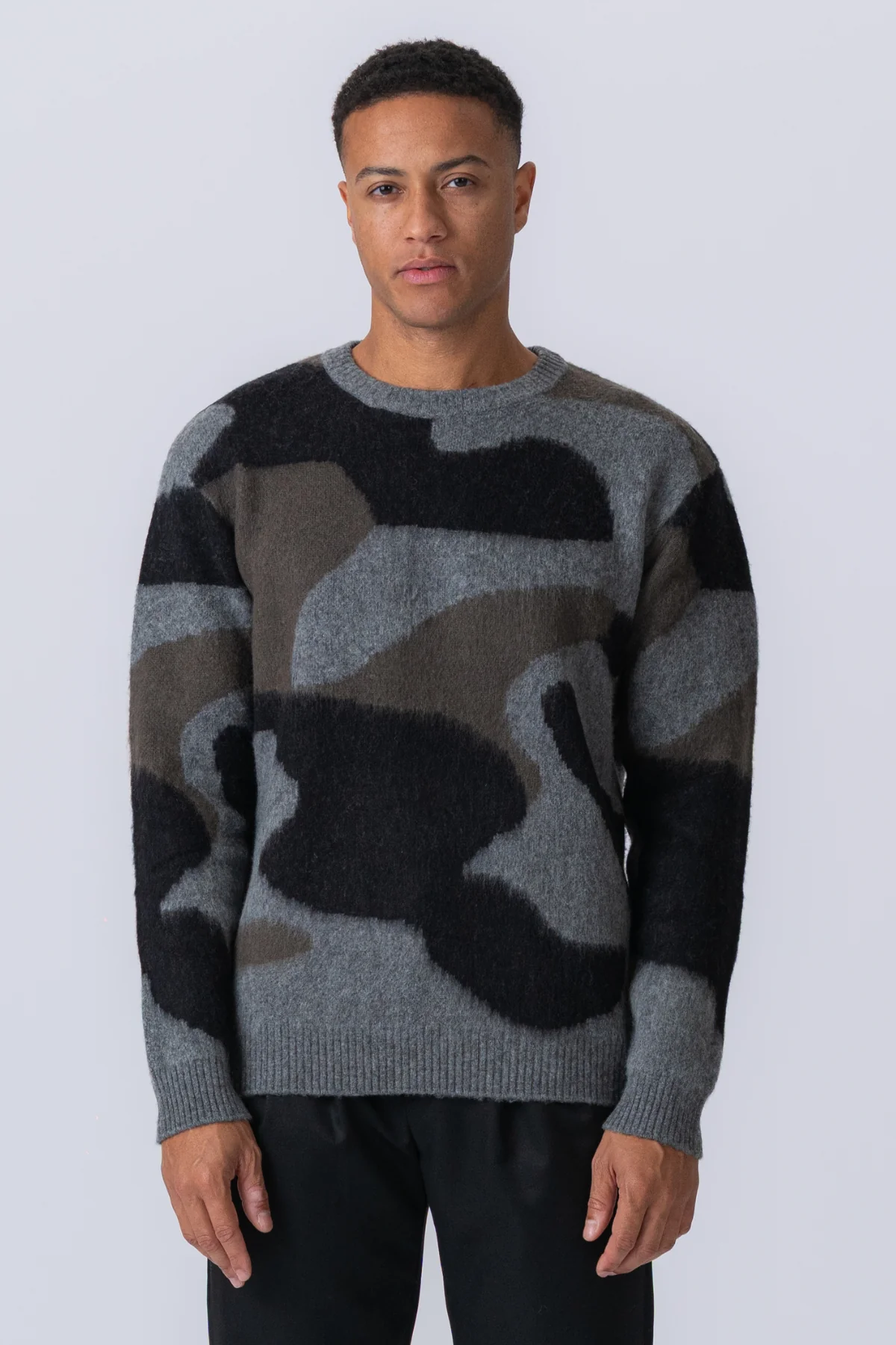 Sebastian Crew Neck Strick - Castlerock Mela