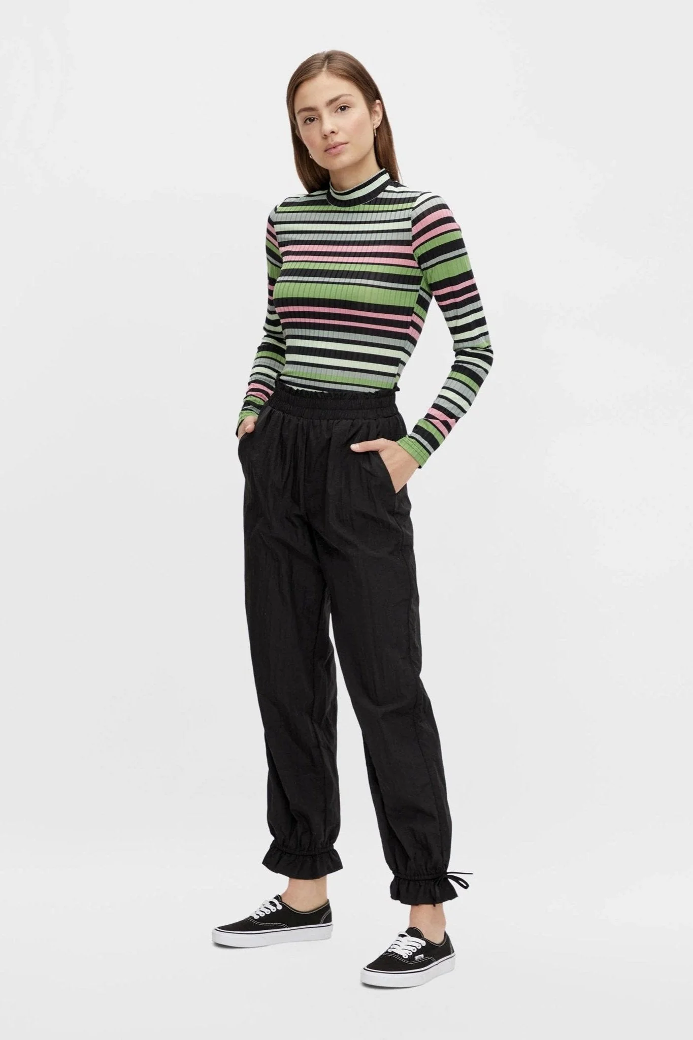 Silena High Taisted Pants - Schwarz - Image 3