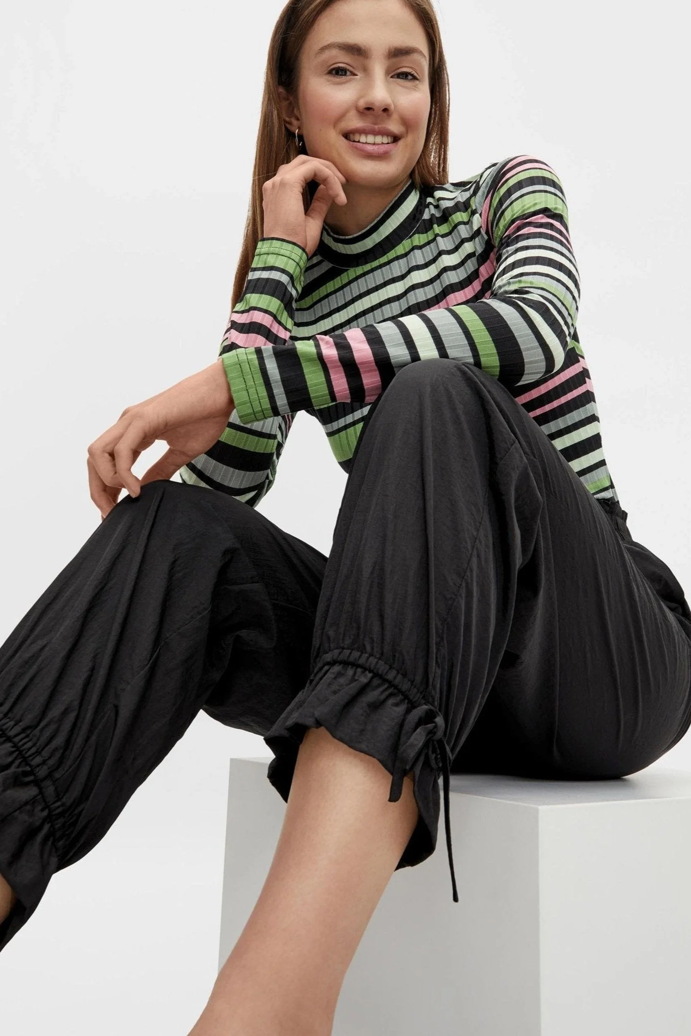 Silena High Taisted Pants - Schwarz - Image 4