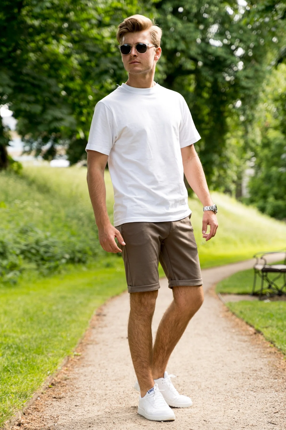 Sonnenbrille + Shorts - Herren