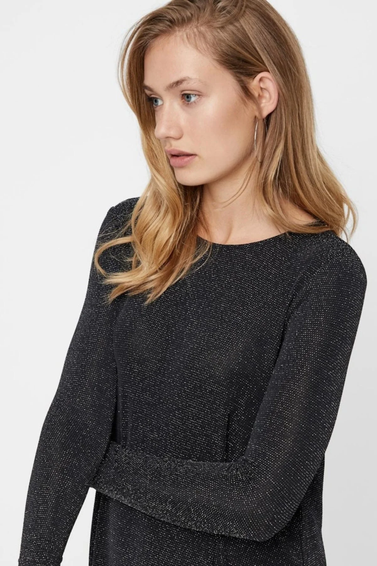 Sparkle Mini Kleid - schwarz - Image 3