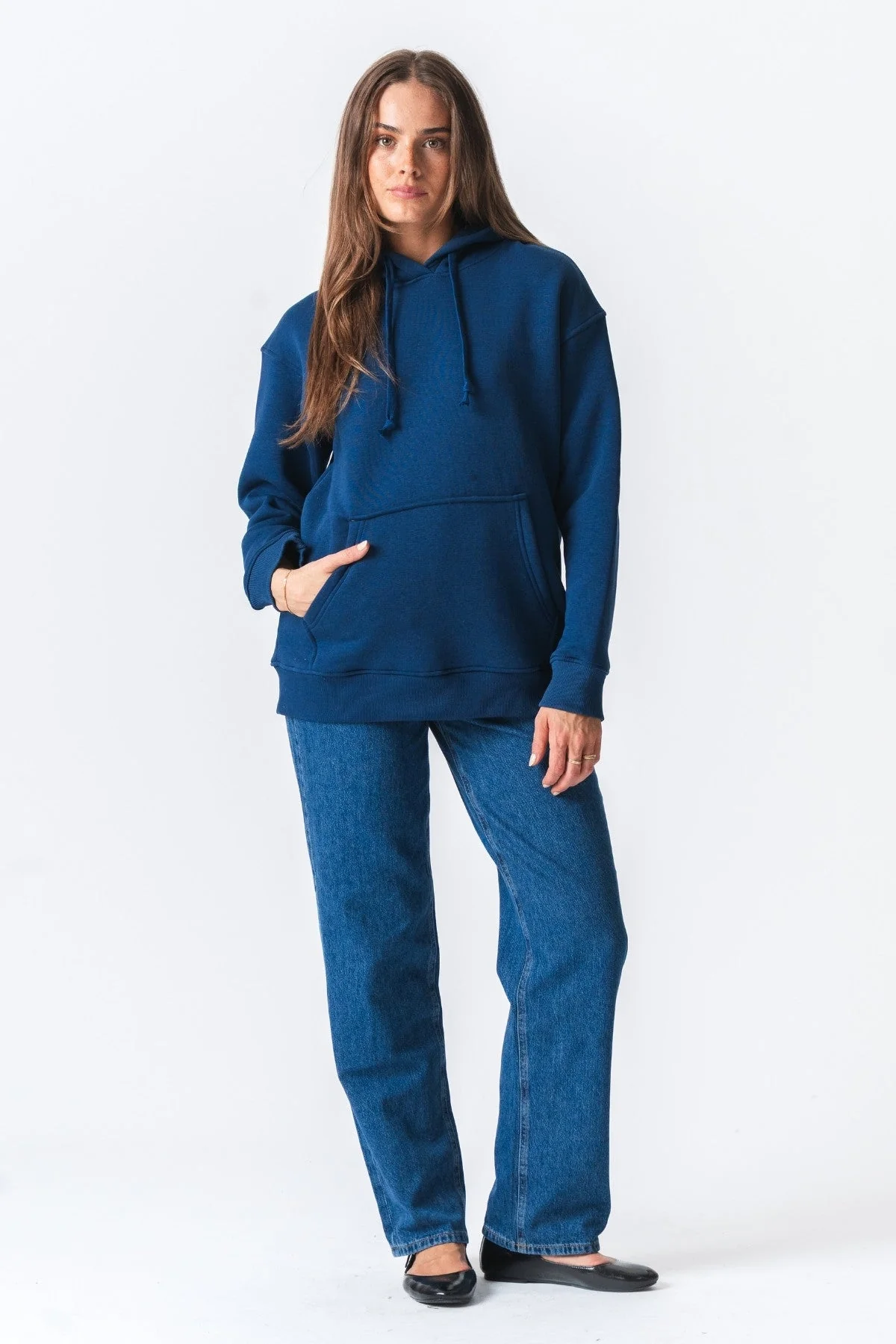 Stella Oversized Hoodie - Marine - Image 3