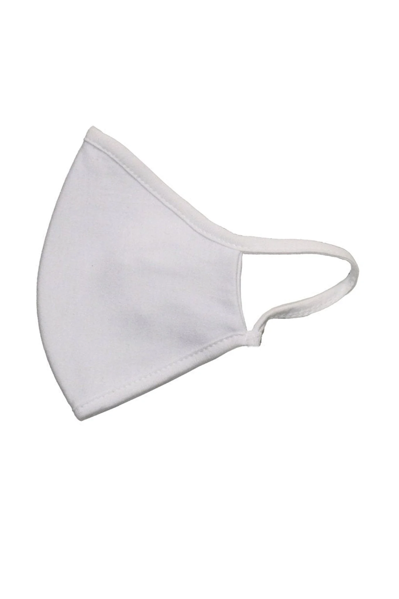 Stoffmaske - Weiß (Bio -Baumwolle) - Image 2