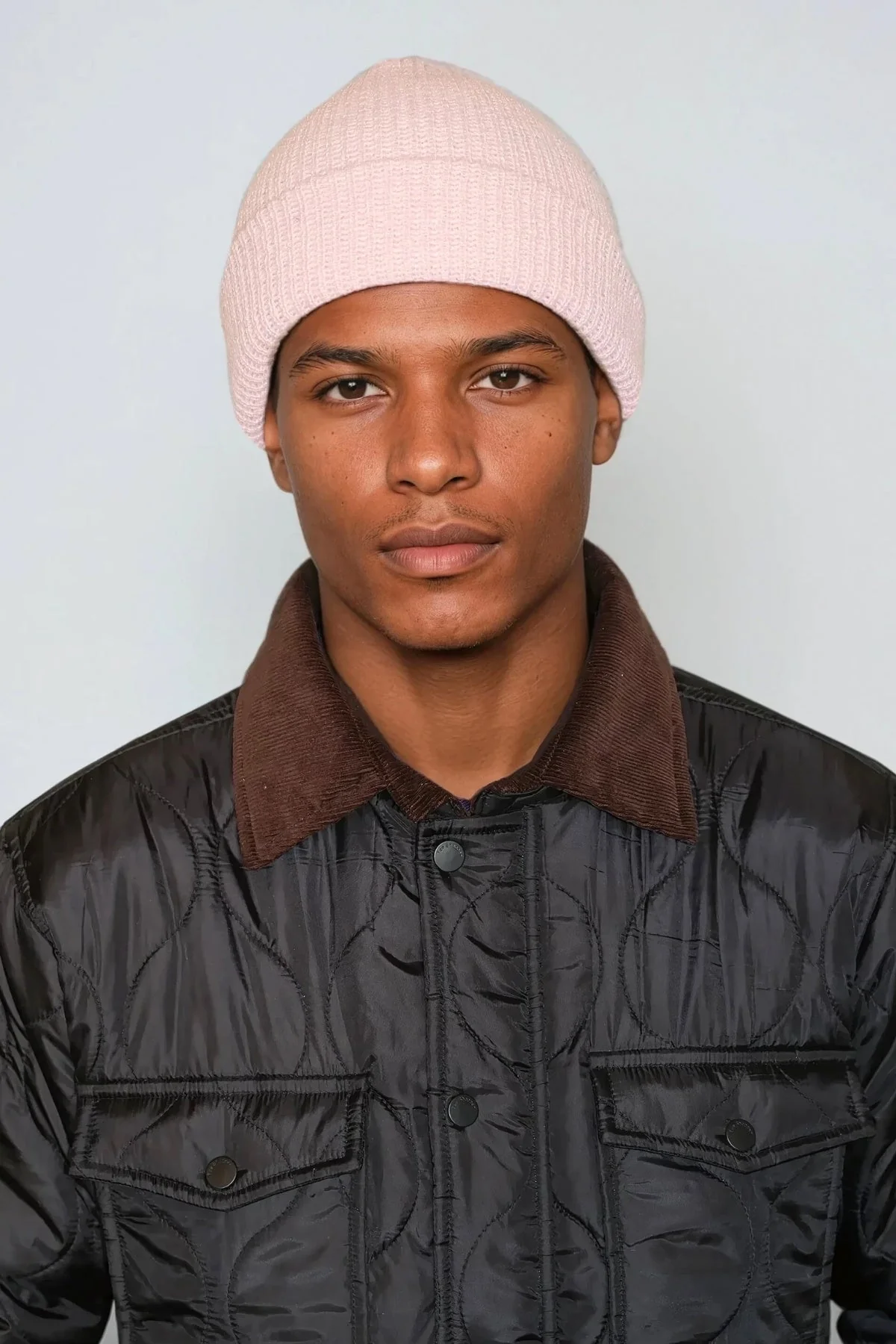 Strickbeanie - Rose Rot