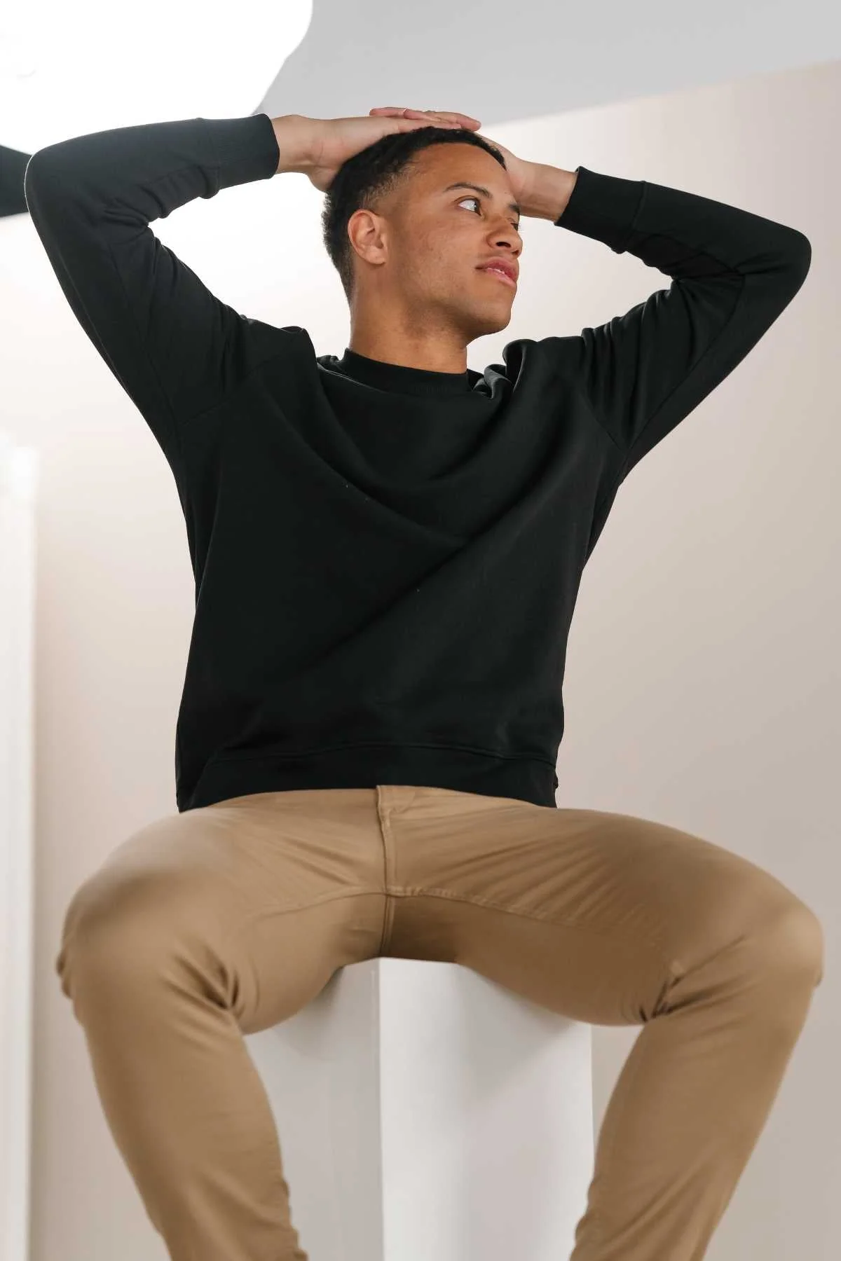 Sweatshirt Crewneck - Schwarz - Image 3