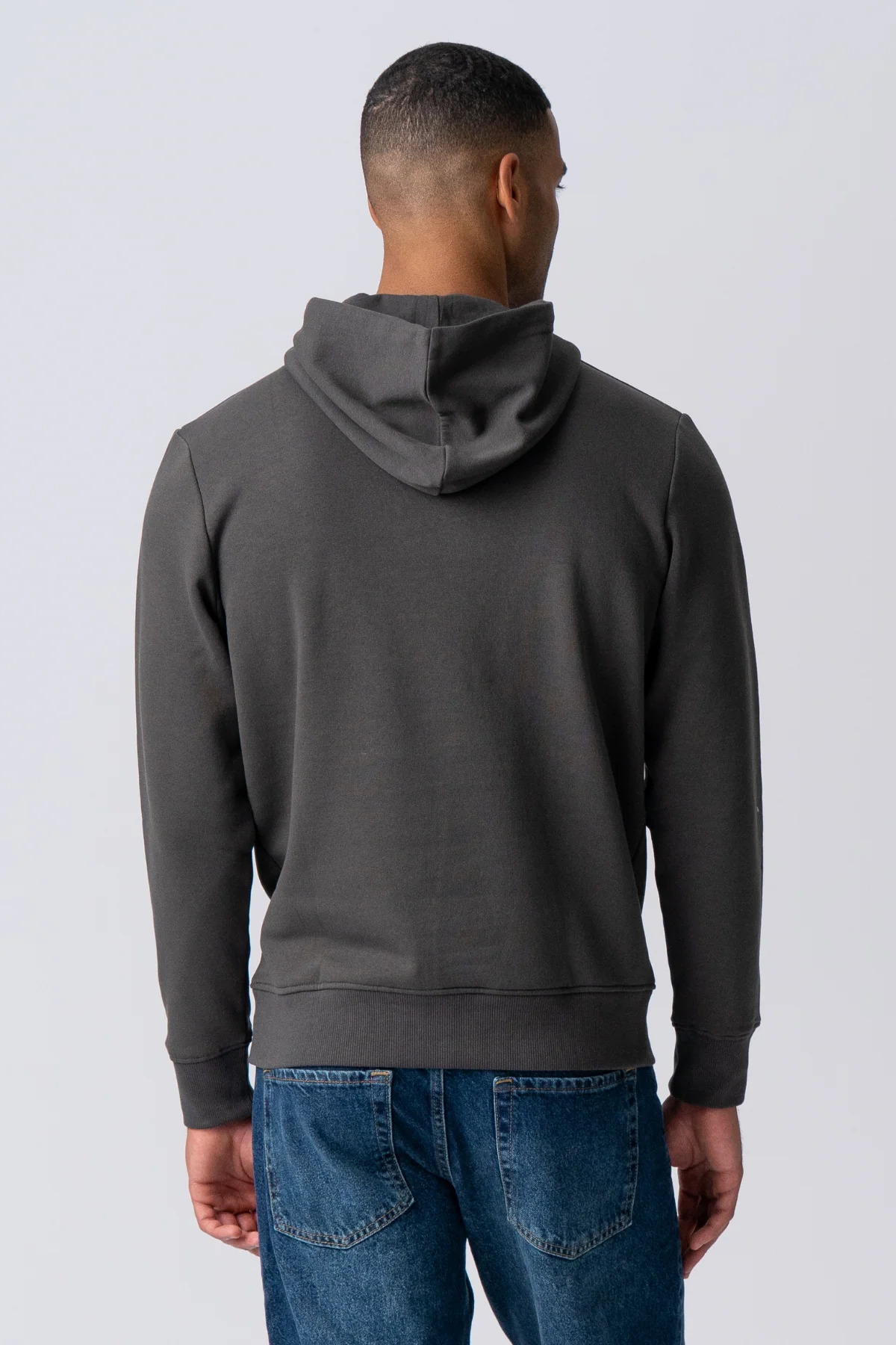Sweatshirt Hoodie - Dunkelgrau - Image 3