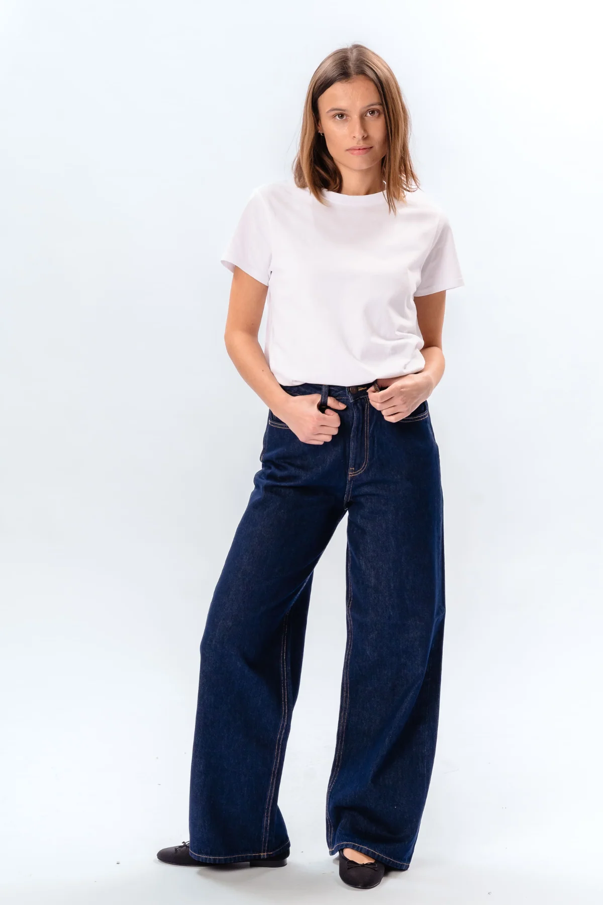 The Original Performance Breite Jeans - dunkelblauer Denim - Image 6