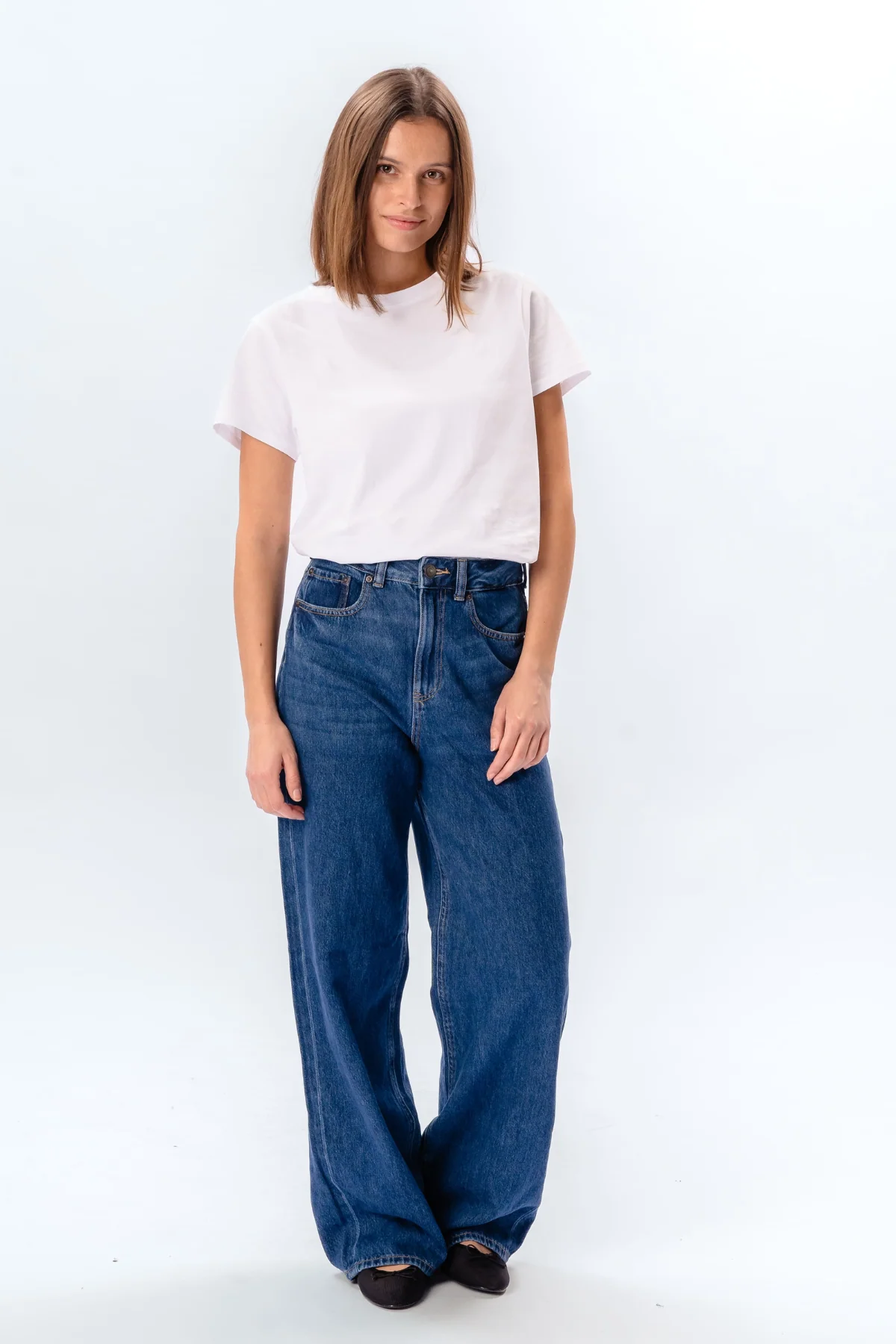 The Original Performance Breite Jeans - mittelblauer Denim - Image 5