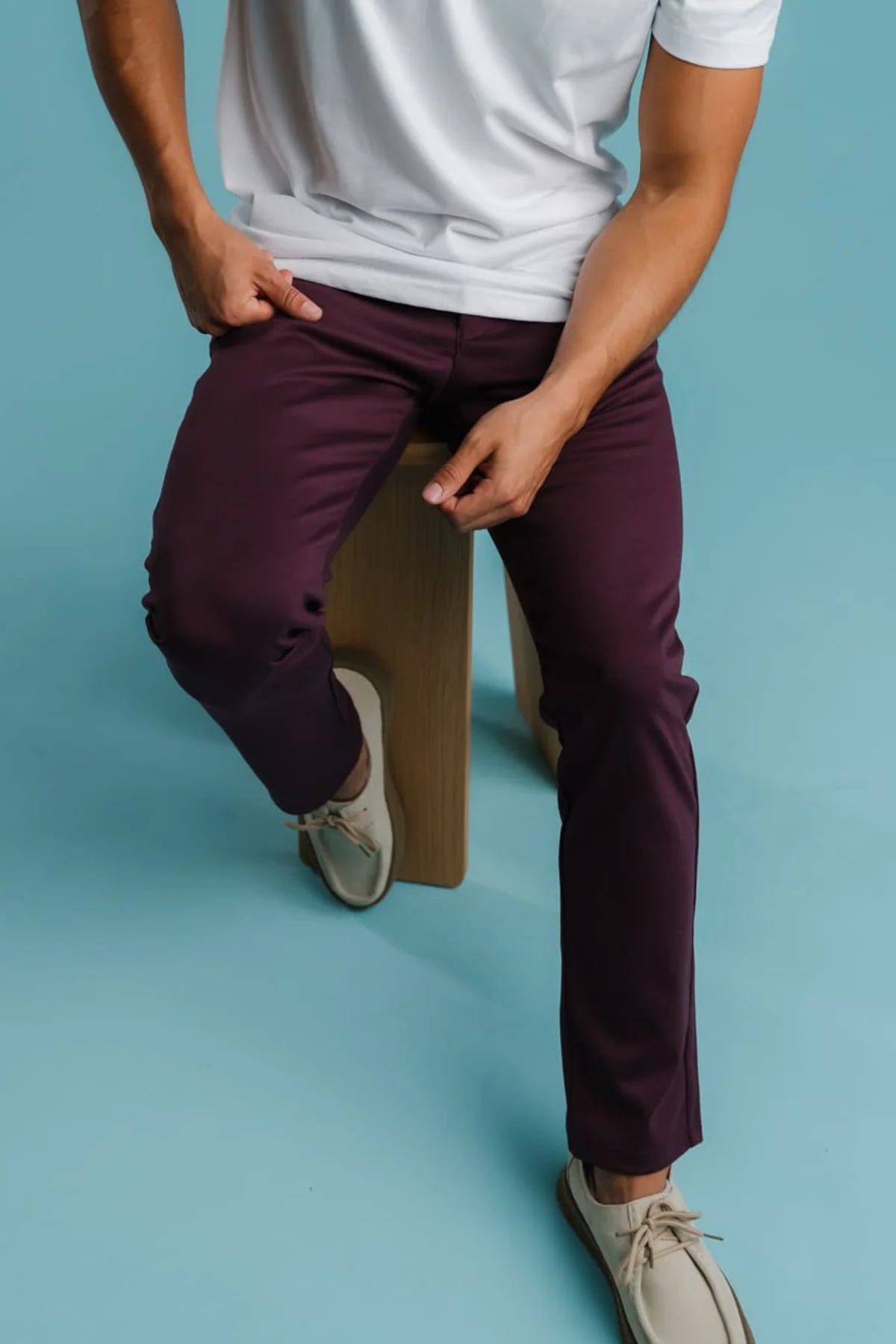 The Original Performance Pants - Burgunder - Image 9