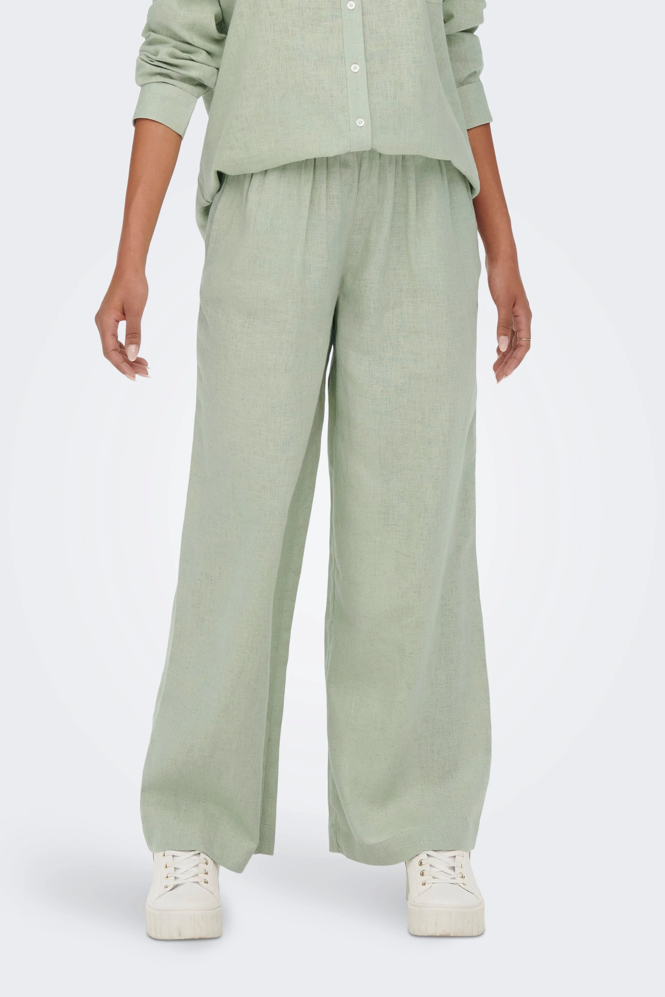 Tokyo Leinen Pants - Desert Sage