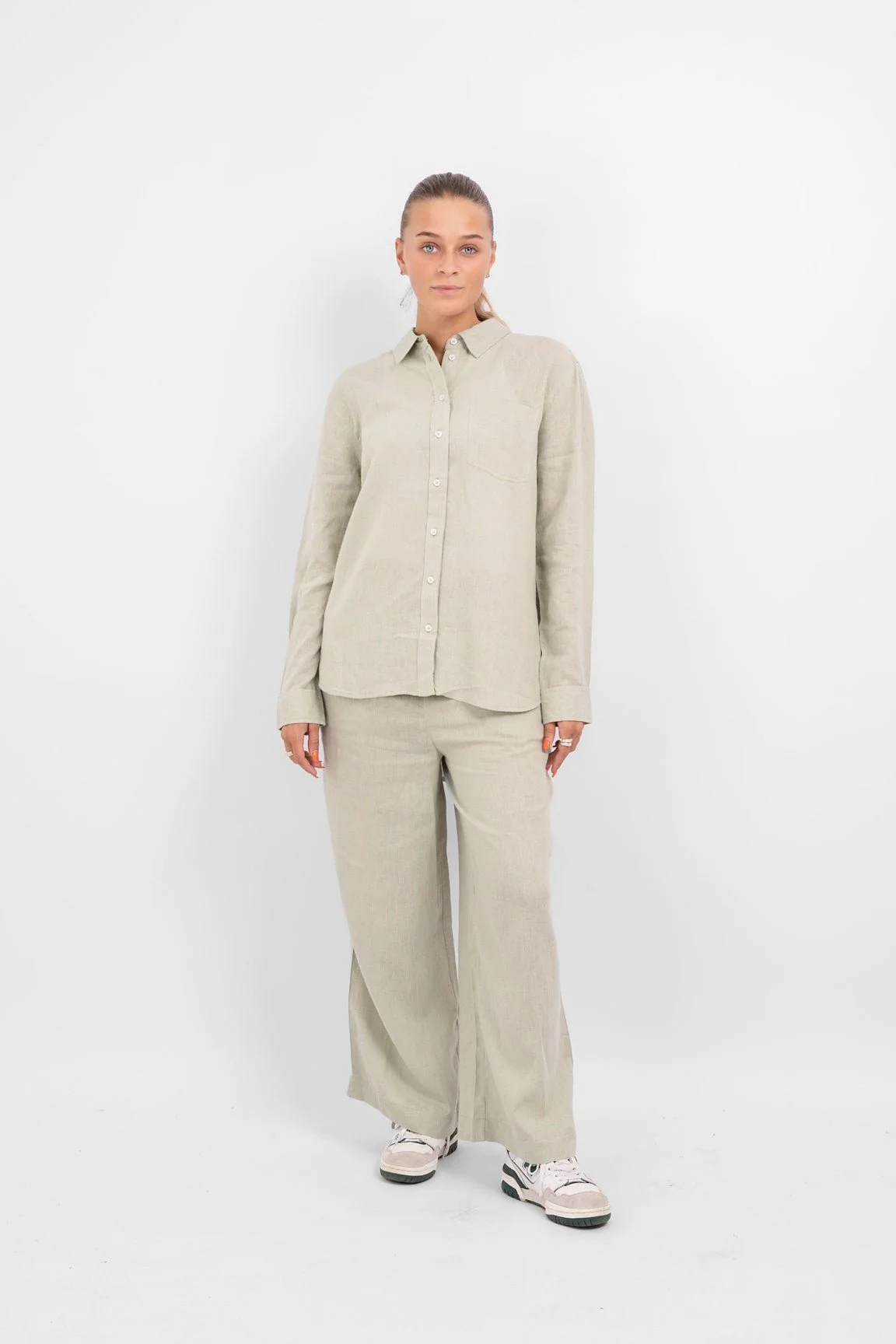Tokyo Leinen Pants - Desert Sage - Image 5