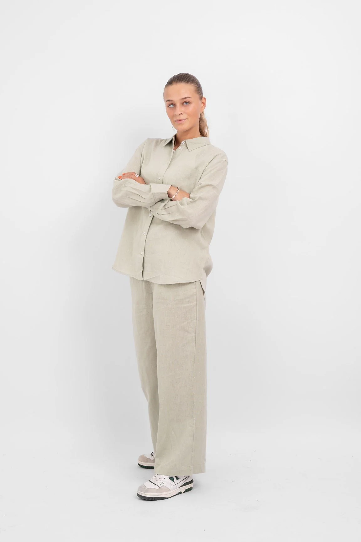 Tokyo Leinen Pants - Desert Sage - Image 6