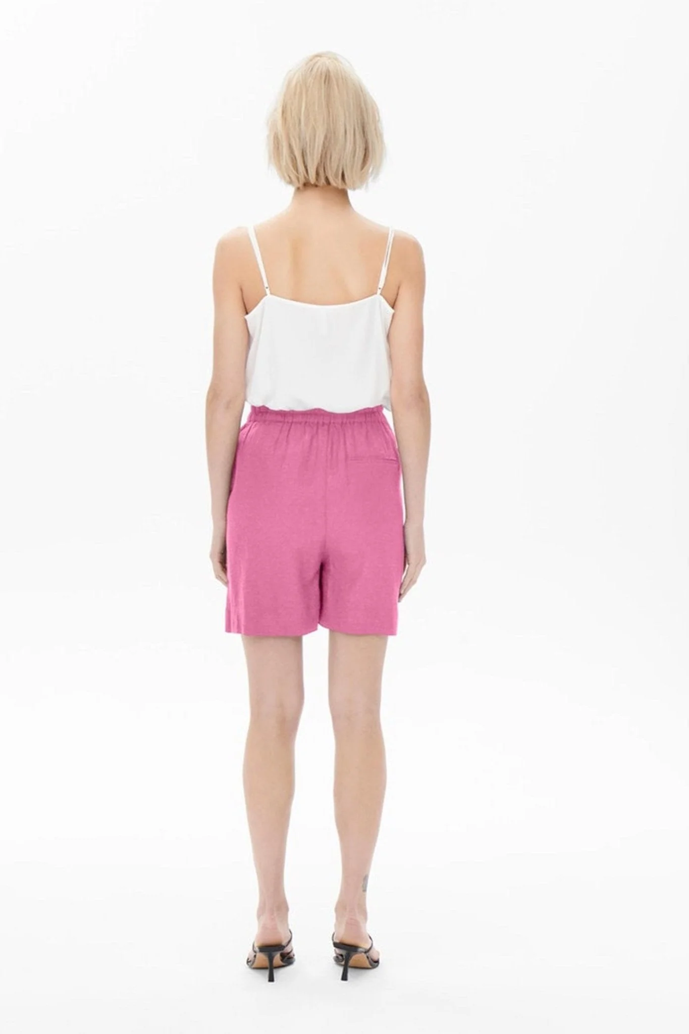 Tokyo Leinen Shorts - Sachet Pink - Image 2
