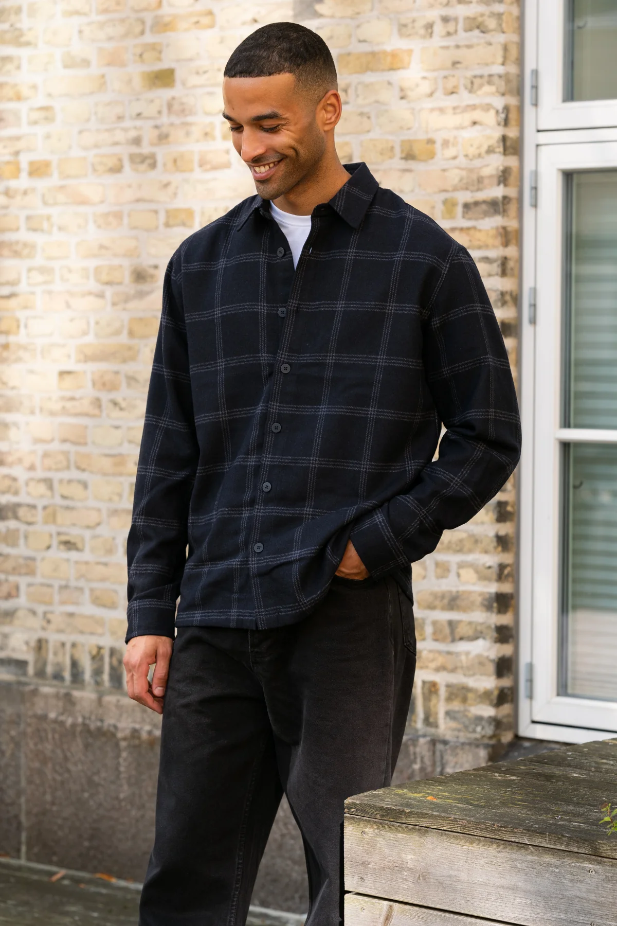 Tristan Overshirt - Dark Navy - Image 2