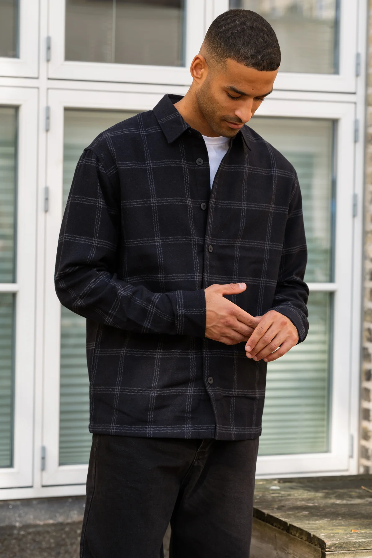 Tristan Overshirt - Dark Navy - Image 4
