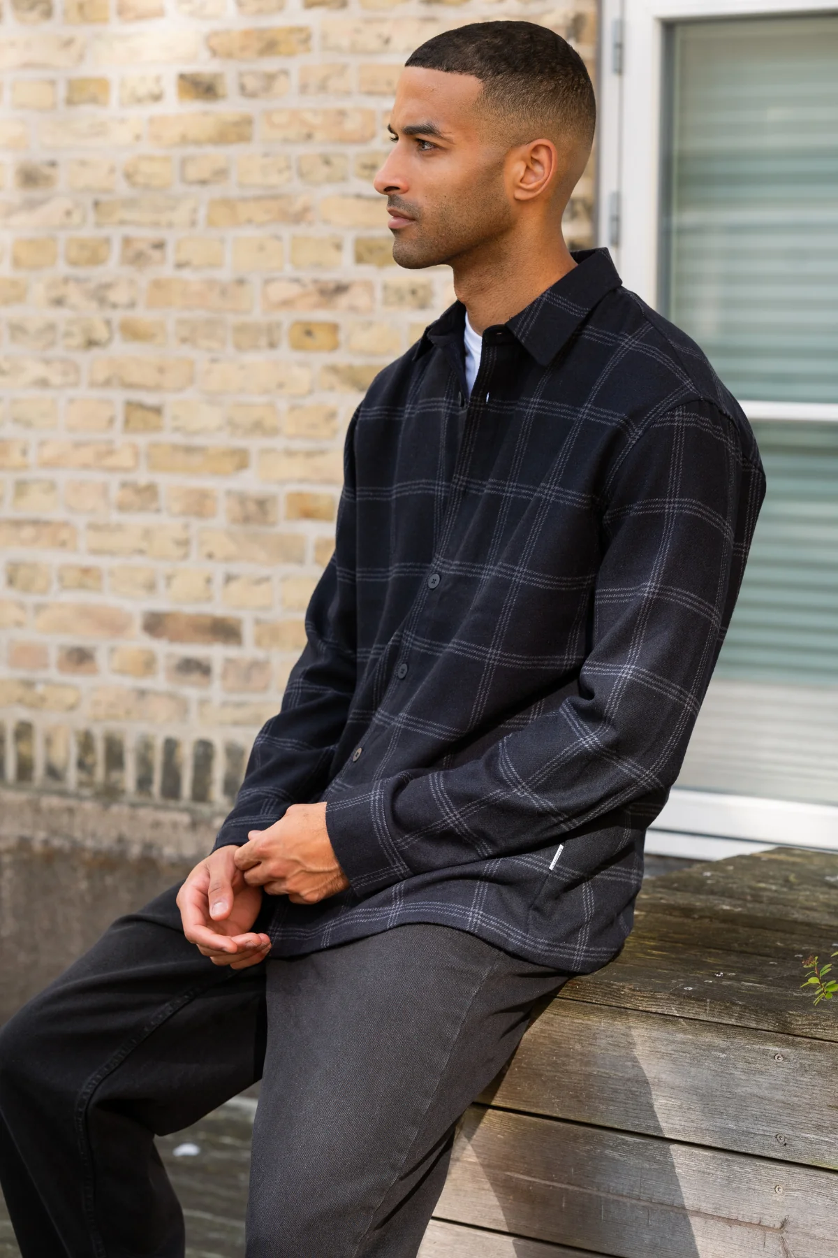 Tristan Overshirt - Dark Navy - Image 6