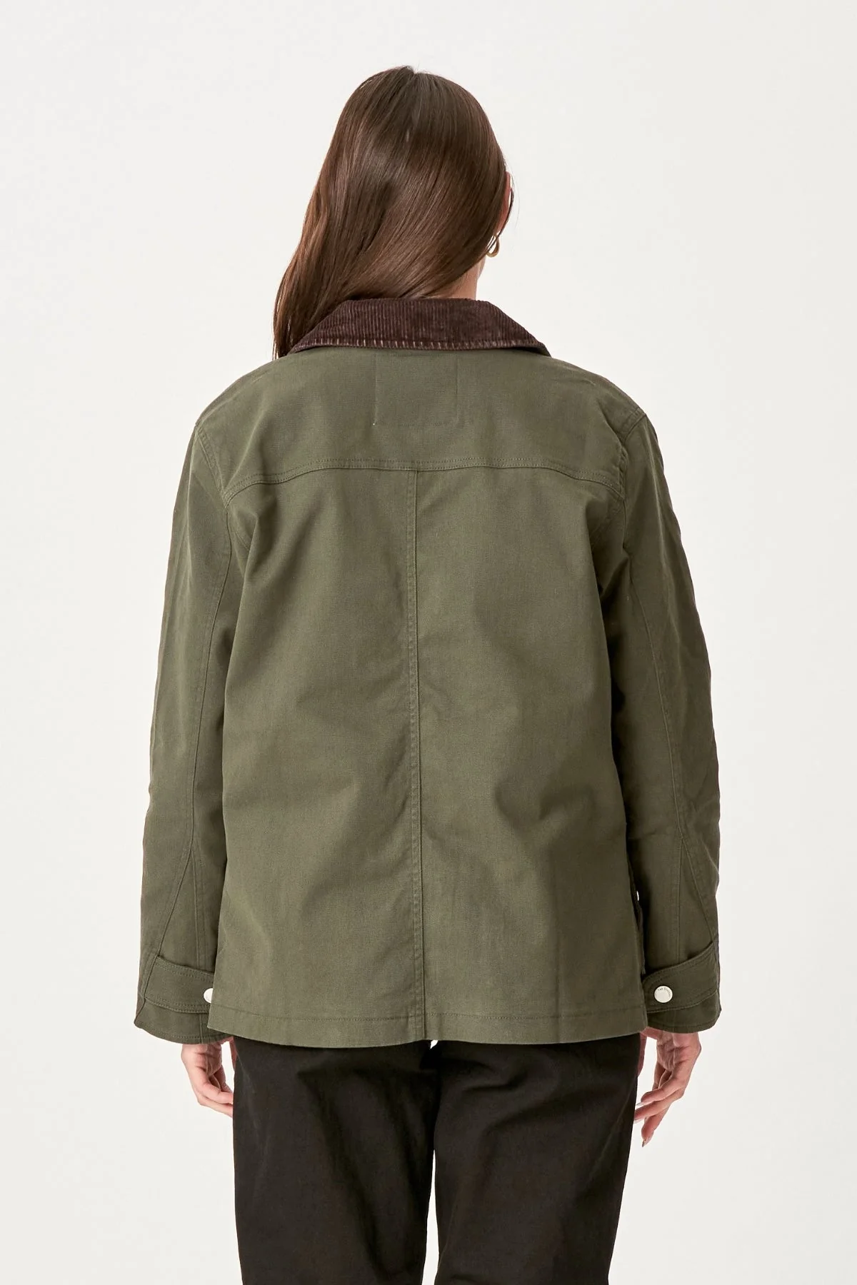 Twilljacke - dunkle Olive - Image 7