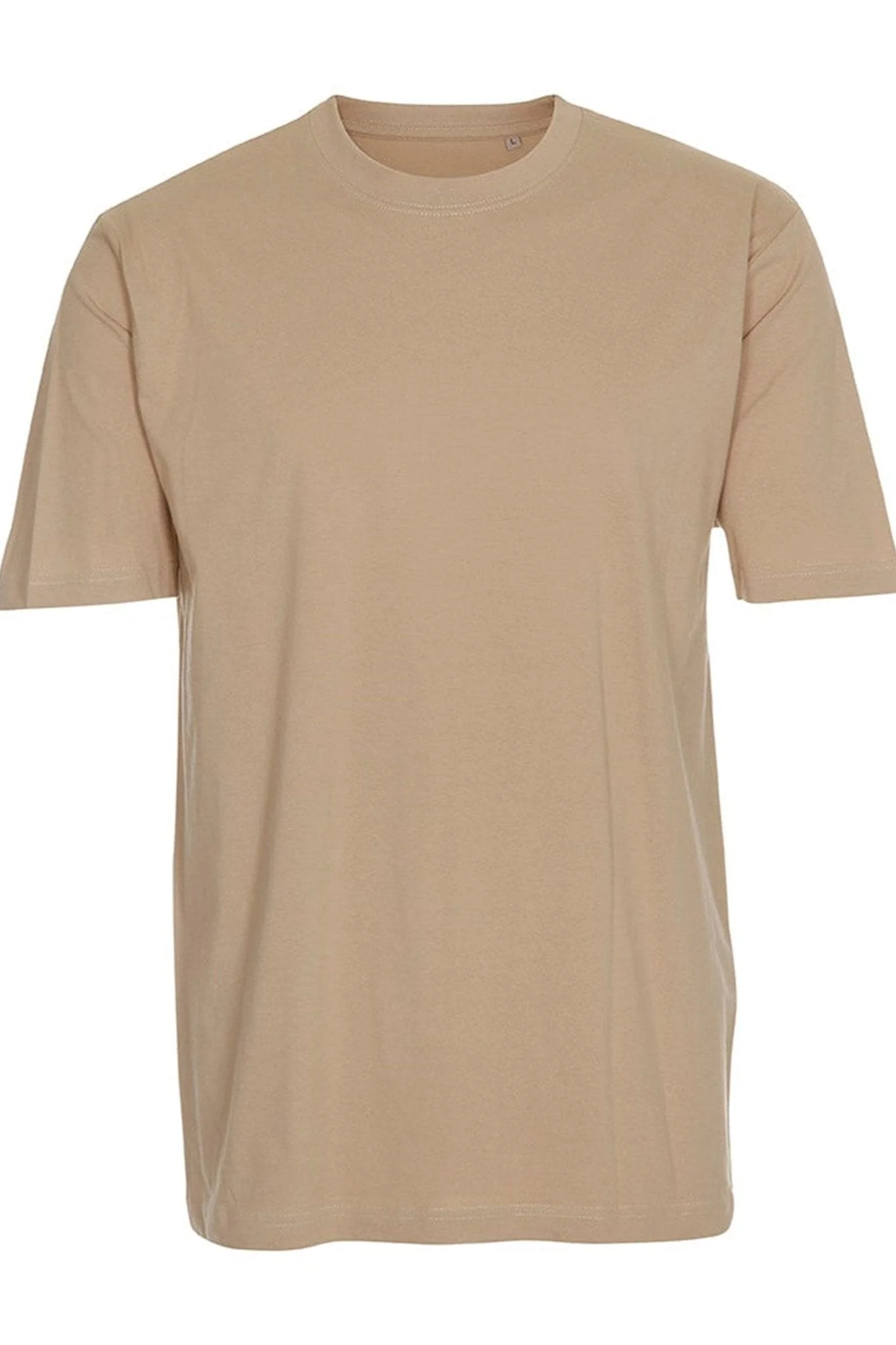 Oversized T -Shirt - Beige - Image 5