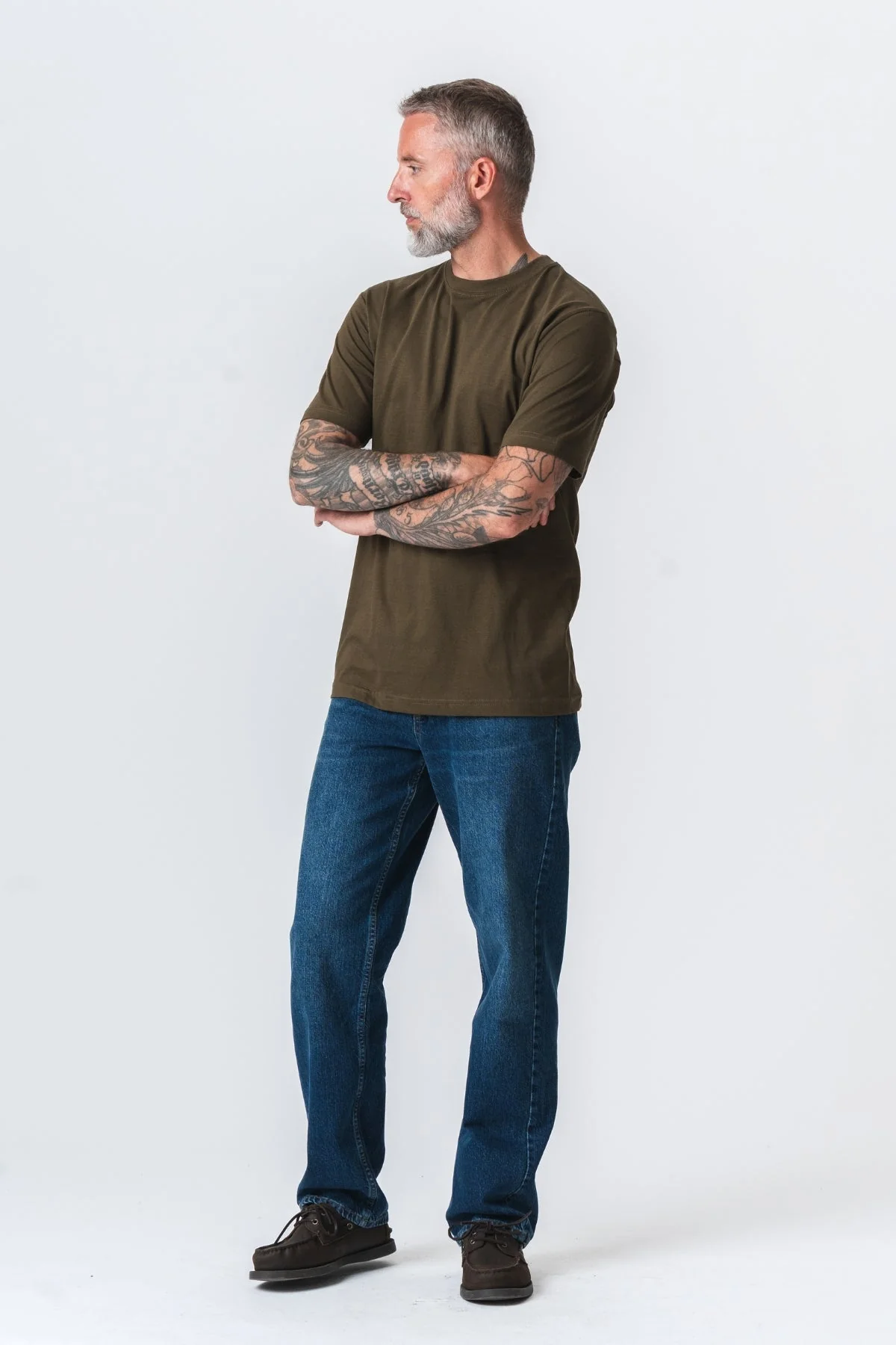 Oversized T -Shirt - Olive - Image 2