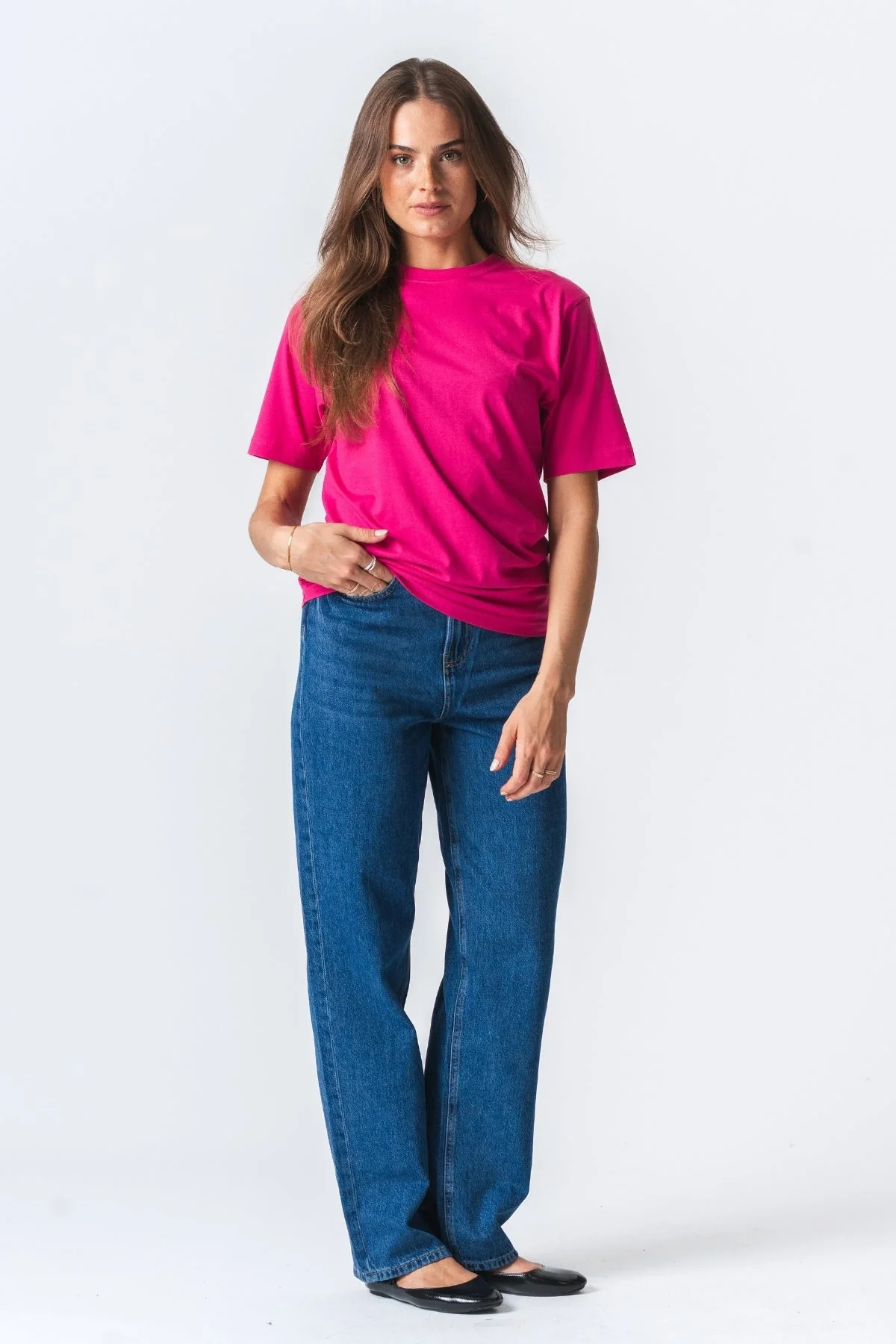 Oversized T -Shirt - Pink - Image 2