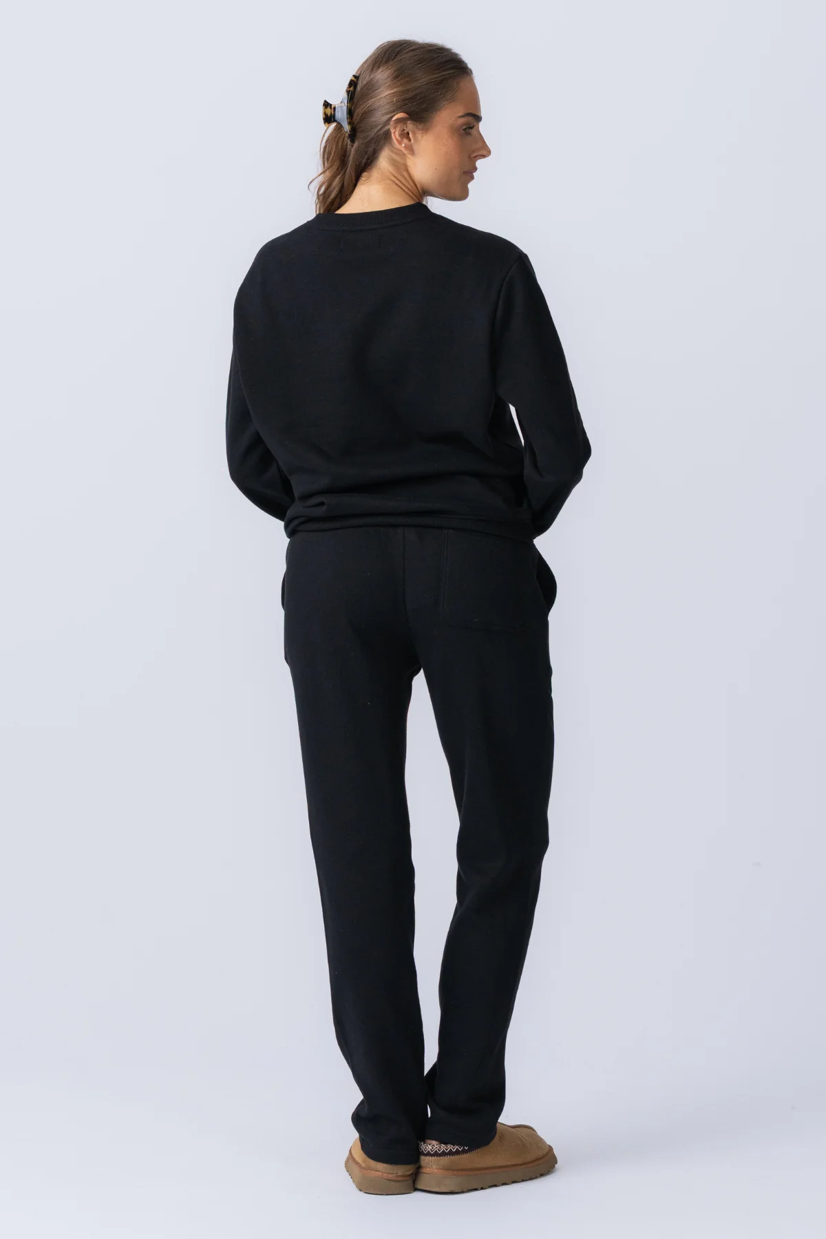 Unverzichtbares Sweatset für Damen - Schwarz - Image 3