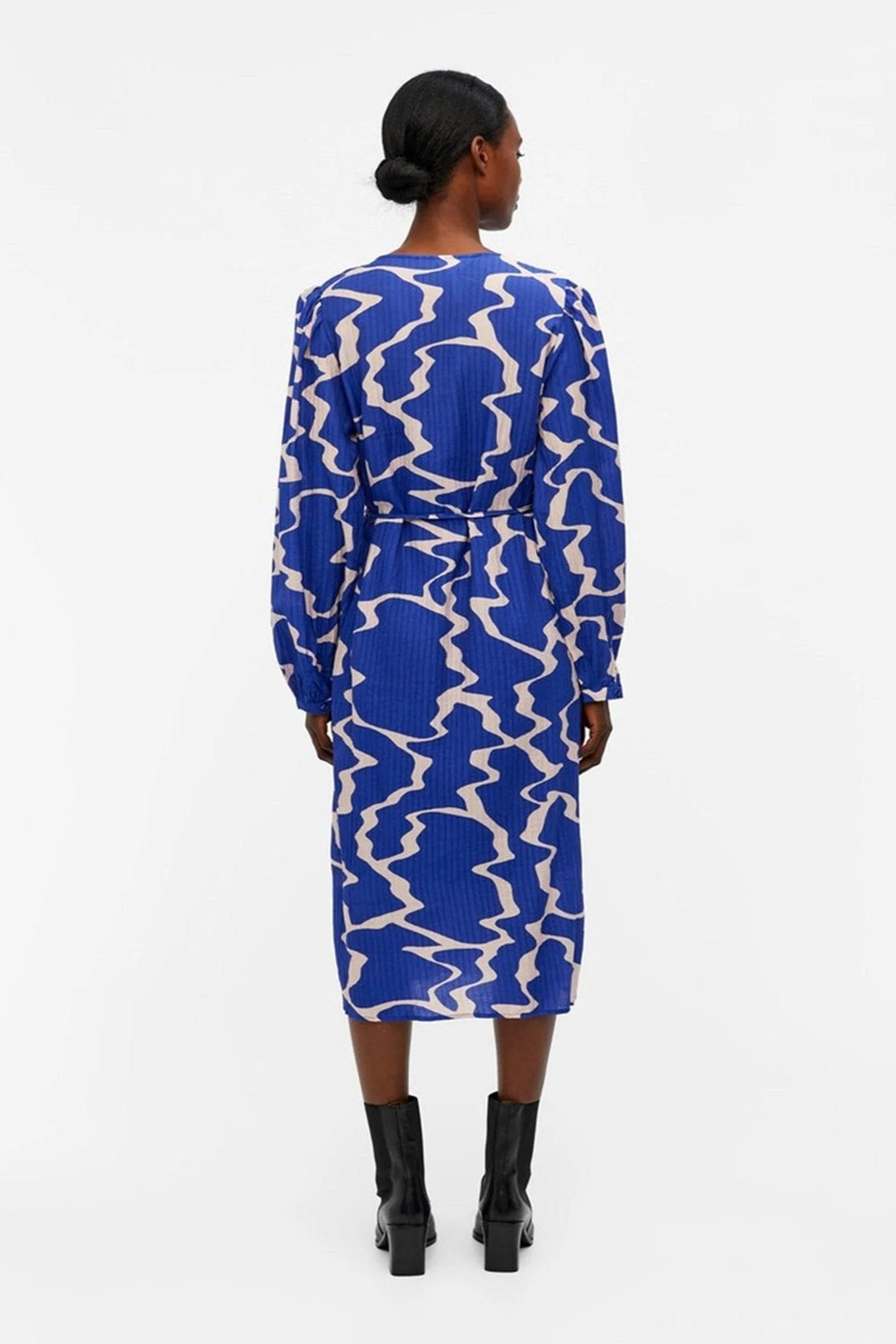 Vanja Wrap Kjole - Clematis Blau - Image 6